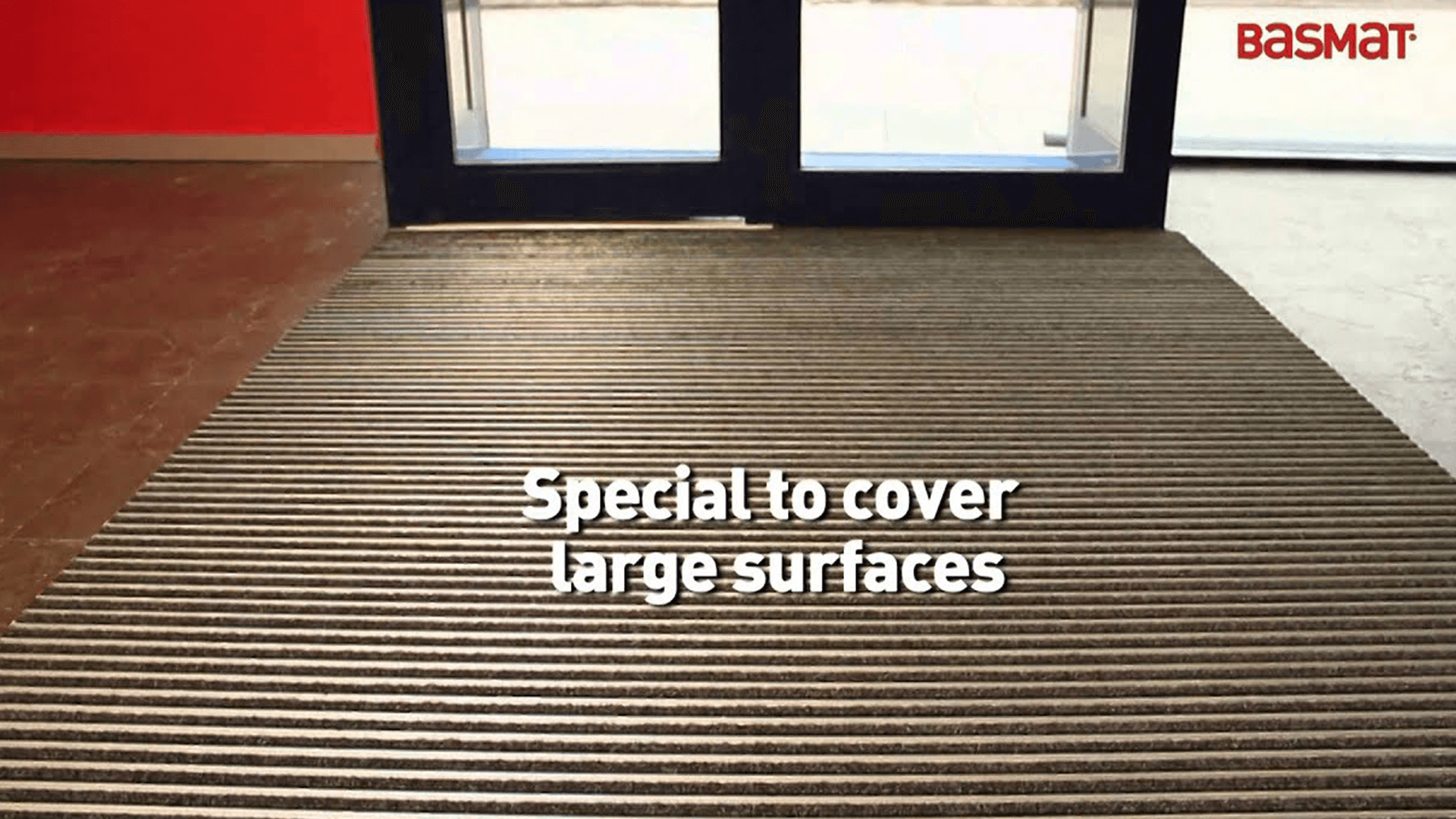 entrance matting with dirt barriers