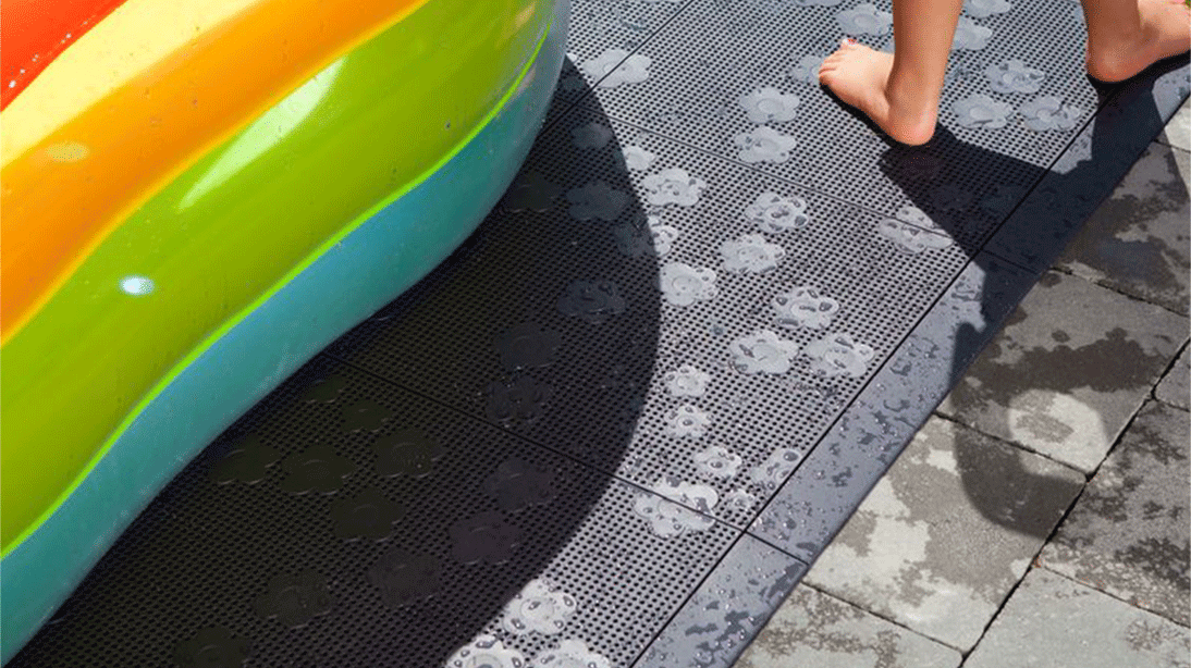 Outdoor floor mats
